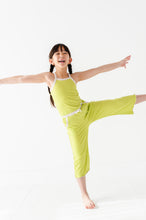 Load image into Gallery viewer, Lime Wedge | Tank + Wide Leg RIB Set