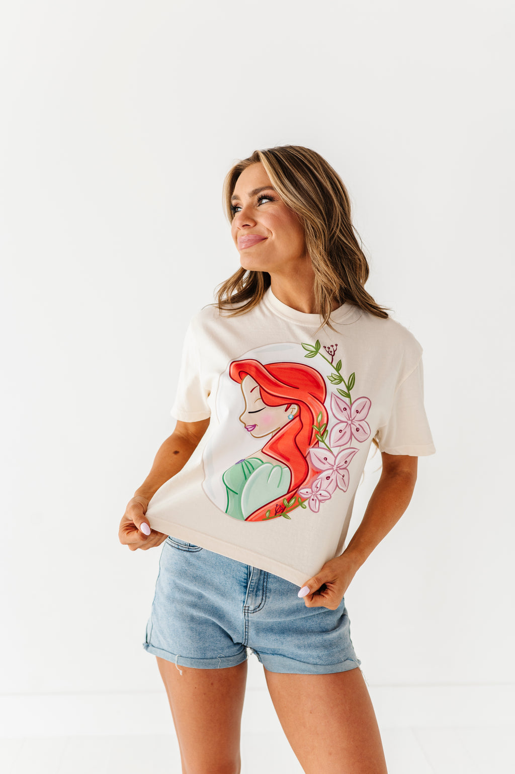 Ariel | ADULT tees (*CROP + FULL LENGTH HERE)