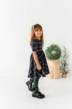Load image into Gallery viewer, Black Plaid | Scoop Back Dress