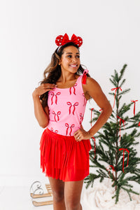 Mouse Bows PINK | (ADULT) TANK