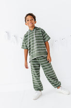 Load image into Gallery viewer, Olivine Stripes | Hoodie + Jogger SET