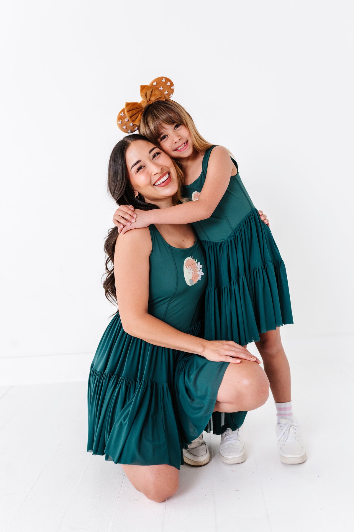 Merida (KIDS) | Teal Mesh DRESS