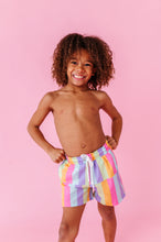 Load image into Gallery viewer, Sherbert Stripes | BOYS SWIM SHORTS