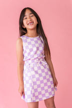 Checker Charm | Tennis Dress (with shorts!)