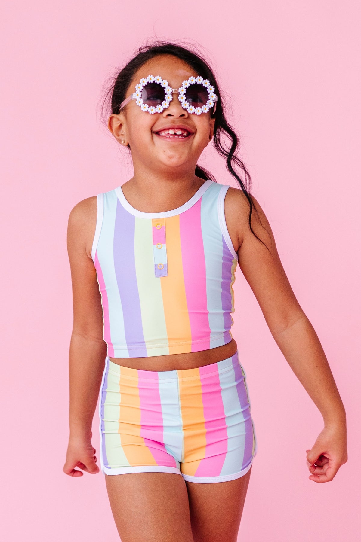 Sherbert Stripes | BOY SHORTS 2-PIECE
