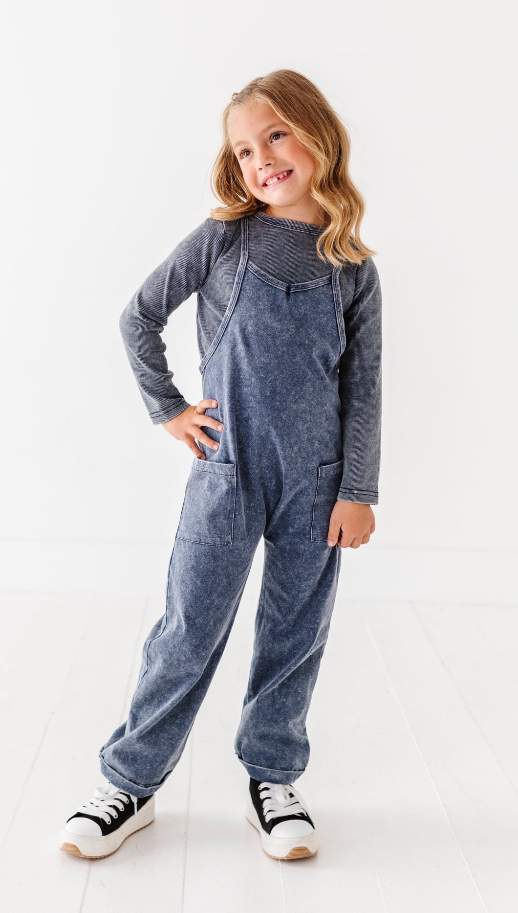 NAVY | Vintage ROMPER Set