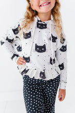 Load image into Gallery viewer, Black Cat Magic | Ruffle Hoodie