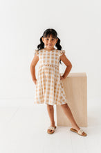 Load image into Gallery viewer, Honey Gingham | TIE-BACK DRESS