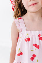 Load image into Gallery viewer, Very Cherry (PINK) Peplum + Pants SET