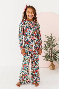 Holly Floral | GIRLS WIDE-LEG SET