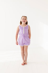 Violet: TERRY ROMPER