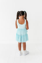 Elsa (KIDS) | Icy Blue Mesh DRESS