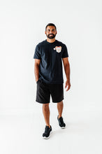 Load image into Gallery viewer, Monochrome Santa Mickey | ADULT Black UNISEX TEE