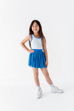 Load image into Gallery viewer, Blue Petite Floral | Retro Tank SET
