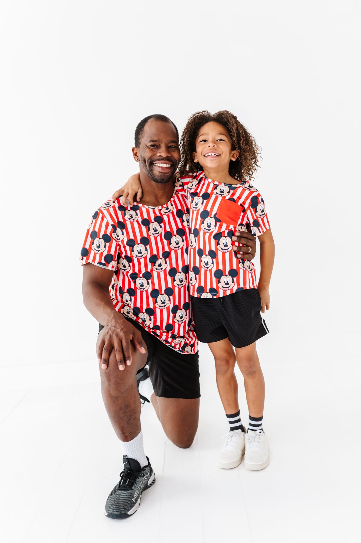 MICKEY Stripe (KIDS) | Athletic TEE
