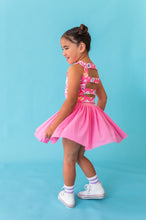 Load image into Gallery viewer, Hot Pink Girly Pop | Strappy Back Tank SET
