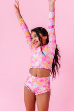 Load image into Gallery viewer, Tutti Fruitti Blossom | 1/4th ZIP RASHGUARD 2-PIECE