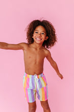 Load image into Gallery viewer, Sherbert Stripes | BOYS SWIM SHORTS