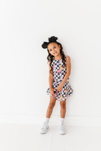 Checkered Minnie Pumpkins | KIDS Activewear SET