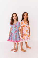 Load image into Gallery viewer, Heart Pop | Bamboo Nightgown (with shorts!)