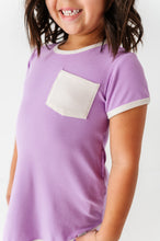 Load image into Gallery viewer, Pixie Purple | Mini Dress + Biker Shorts RIB Set
