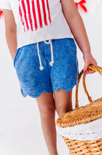Load image into Gallery viewer, BLUE | Scallop Shorts