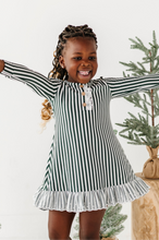 Load image into Gallery viewer, Green Stripes | NIGHTGOWN