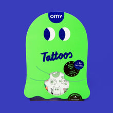 Load image into Gallery viewer, Glow in the Dark Tattoos (Ghost Packaging)