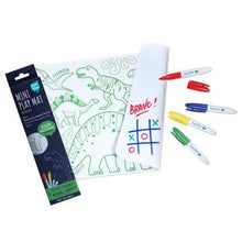 Load image into Gallery viewer, Mini Playmat | DINO (reusable silicone + dry-erase)