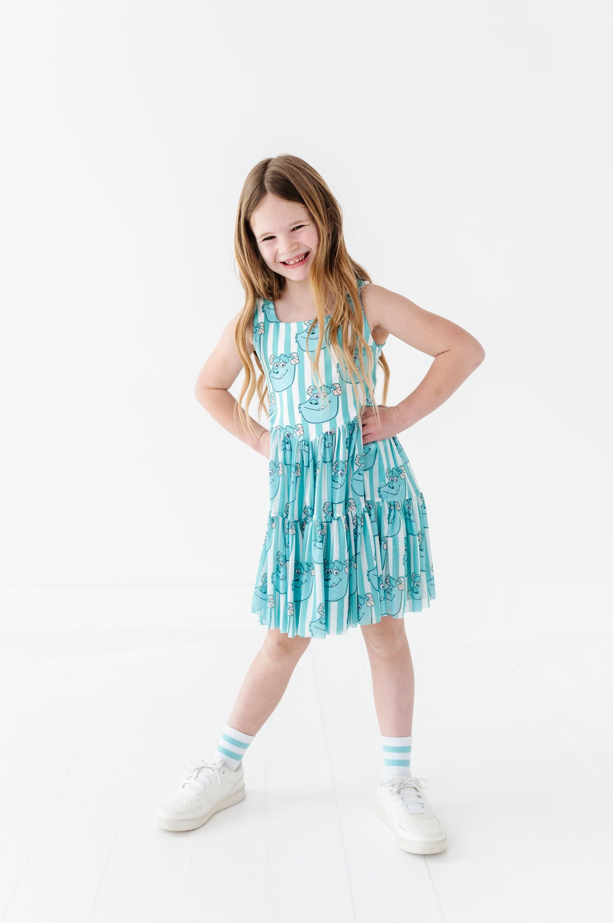 SULLEY Stripe (KIDS) | Mesh DRESS