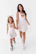 Piggy Pumpkin STRIPE | ADULT Mesh Dress