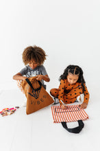 Load image into Gallery viewer, FLORAL GHOSTIE STRIPE | Trick-or-Treat Bag