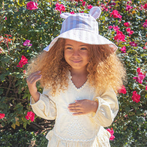 Stripy Bunny Sun Hat