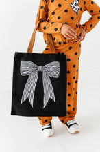 Load image into Gallery viewer, STRIPED BOW | Trick-or-Treat Bag