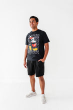 Load image into Gallery viewer, Sweater Print Mickey | ADULT Black UNISEX TEE