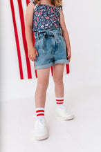 Load image into Gallery viewer, Freedom Floral | Ribbed Tank