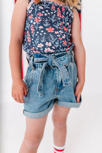 Freedom Floral | Ribbed Tank