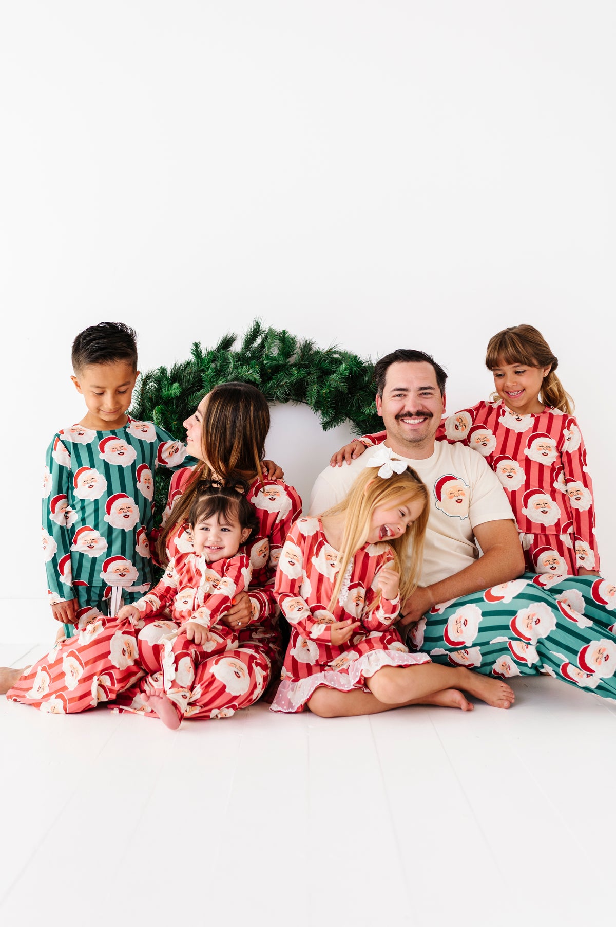 RED Santa Stripes | GIRLS 2-Piece SET