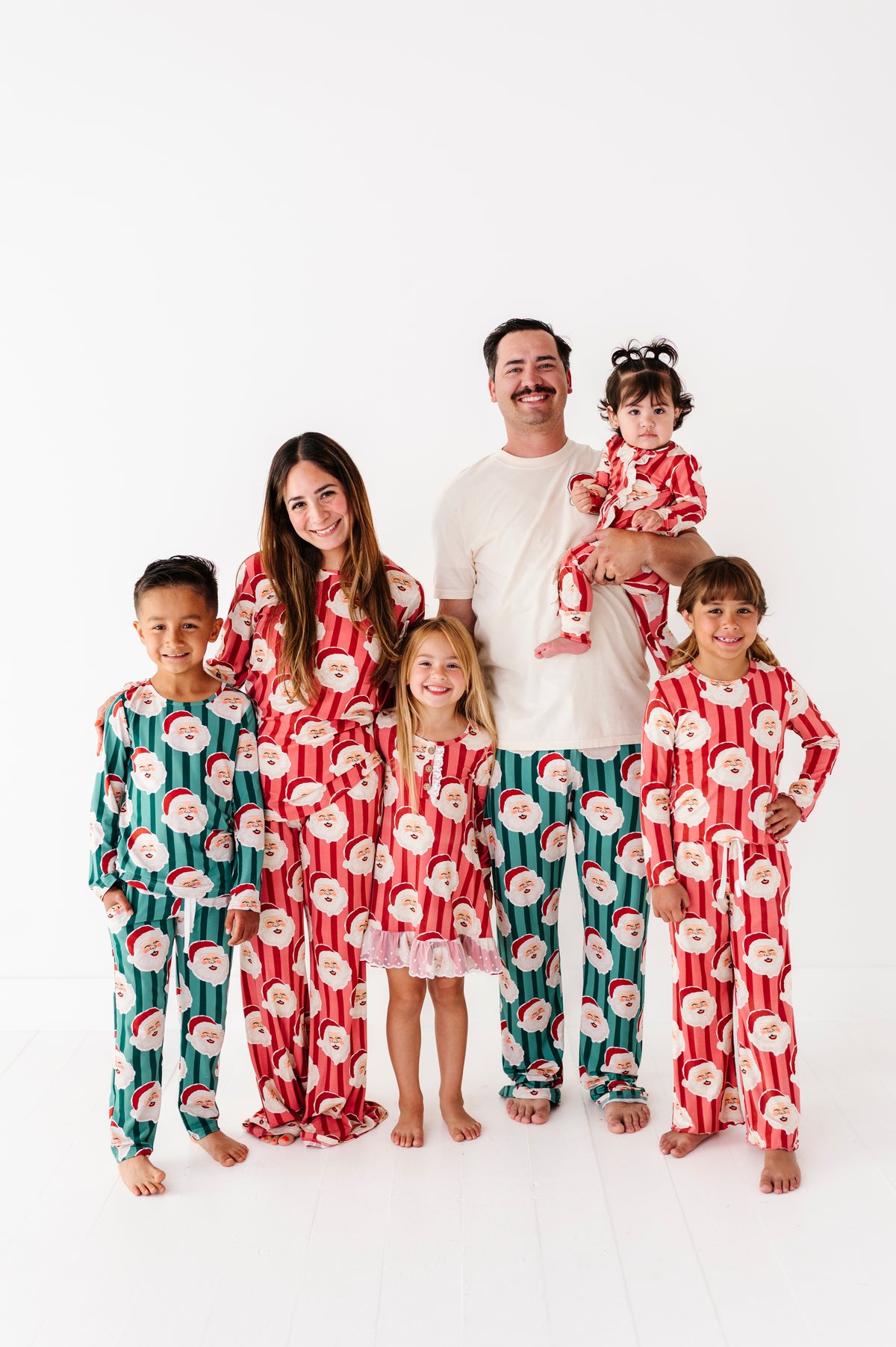 RED Santa Stripes | GIRLS 2-Piece SET