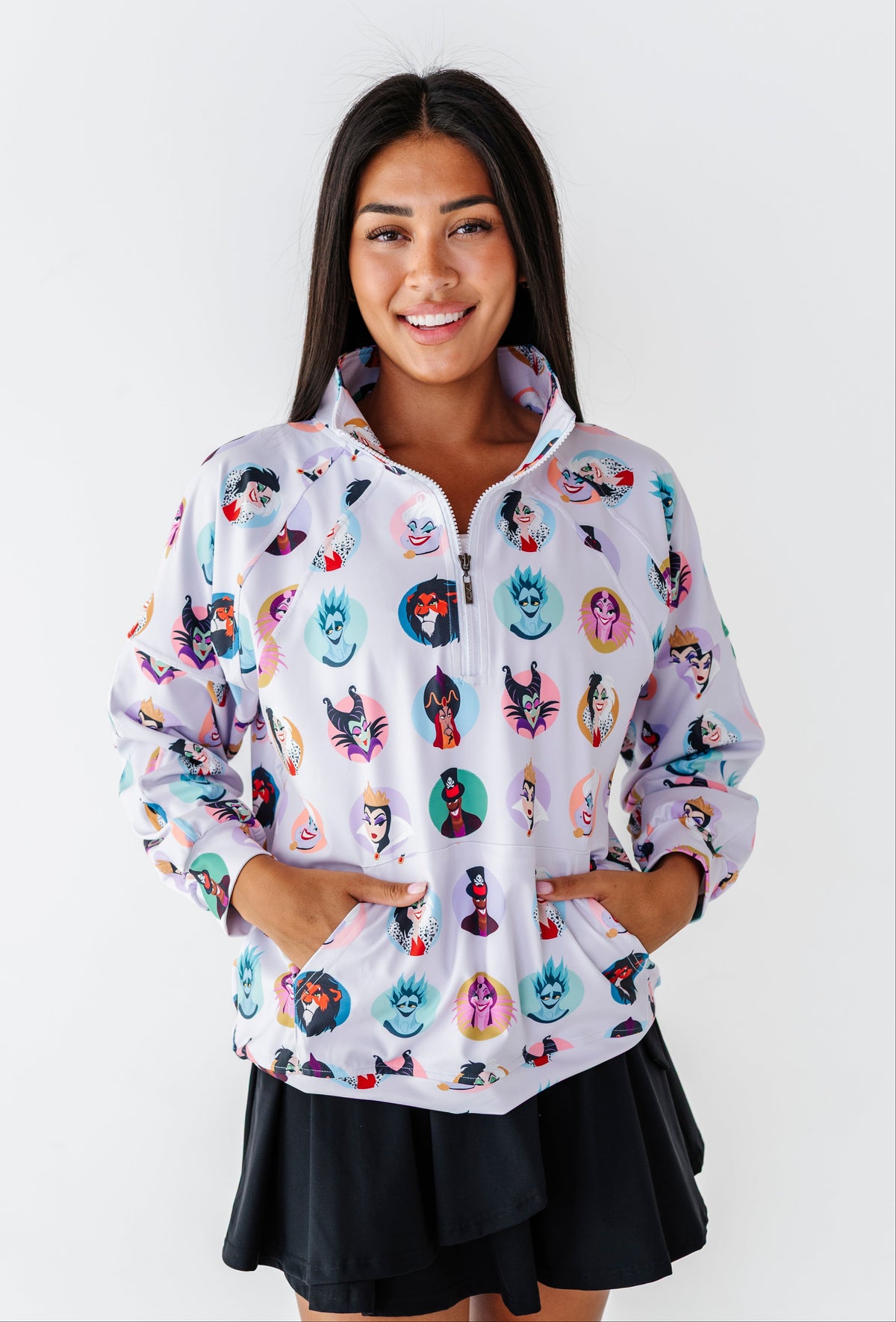 Purple Villains | ADULT 1/4th ZIP