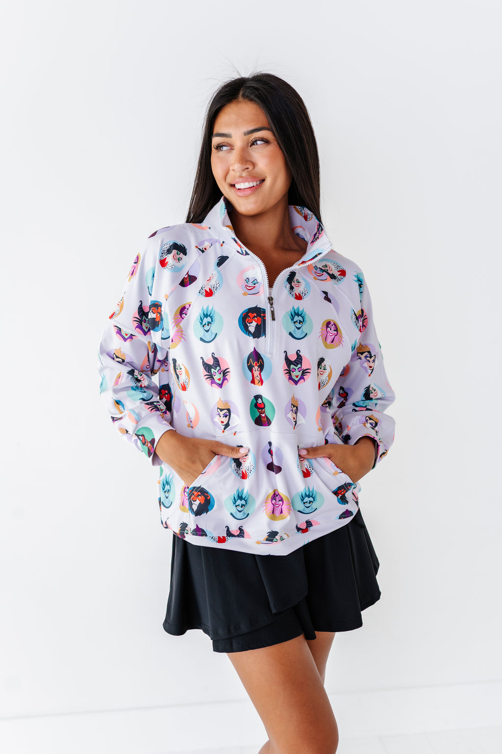 Purple Villains | ADULT 1/4th ZIP