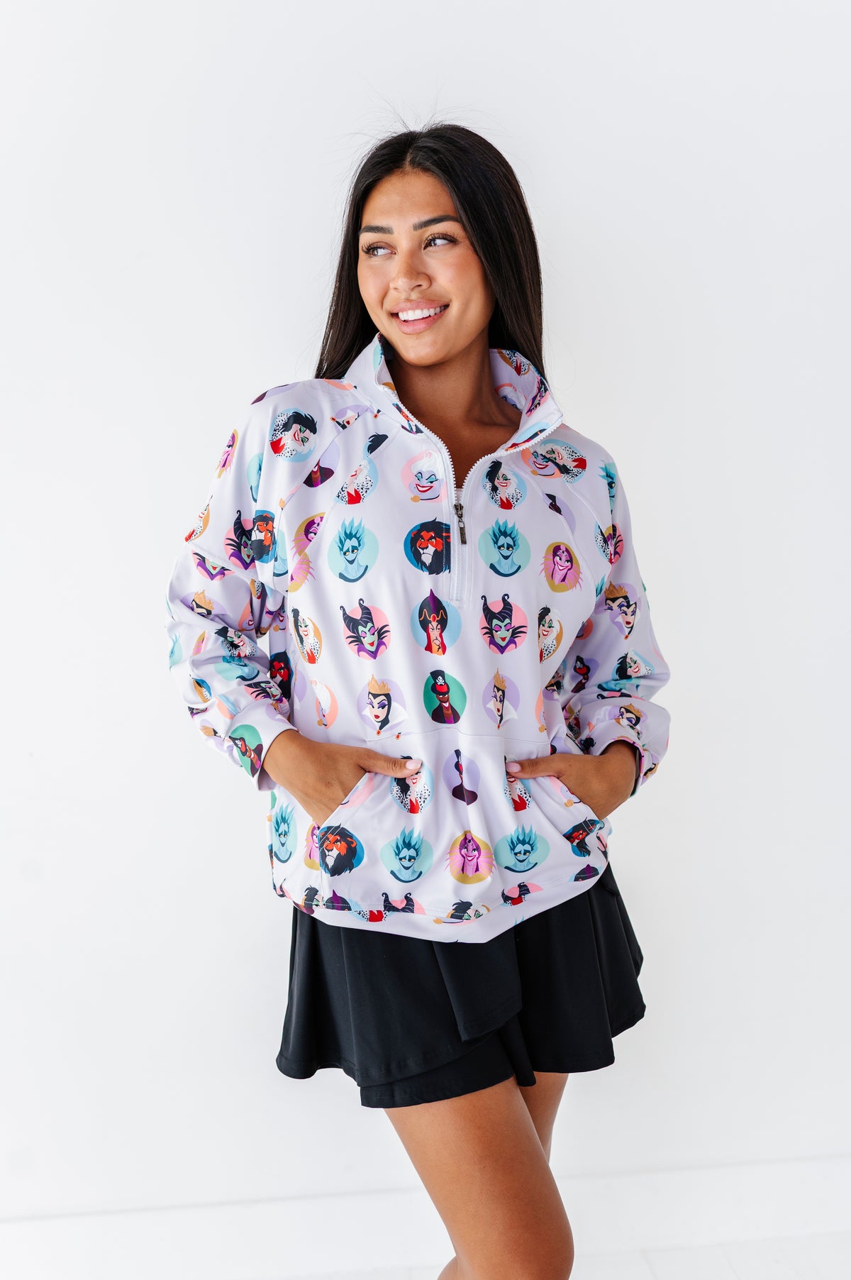 Purple Villains | ADULT 1/4th ZIP