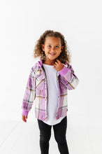 Load image into Gallery viewer, LAVENDER | FLANNEL SHACKET