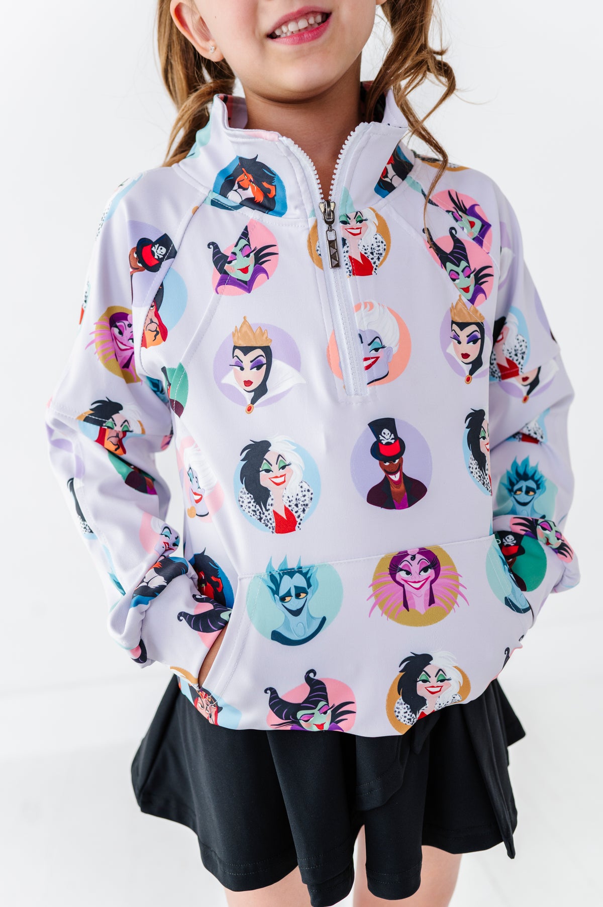 Purple Villains | KIDS 1/4th ZIP