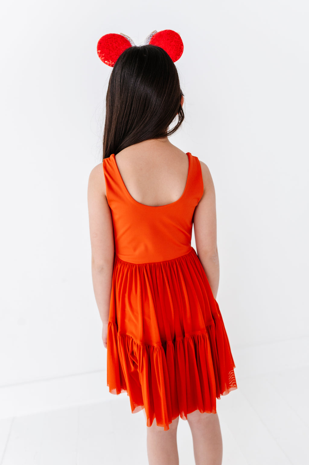 Moana (KIDS) | Burnt Orange Mesh DRESS