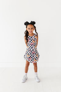 Checkered Minnie Pumpkins | KIDS Activewear SET