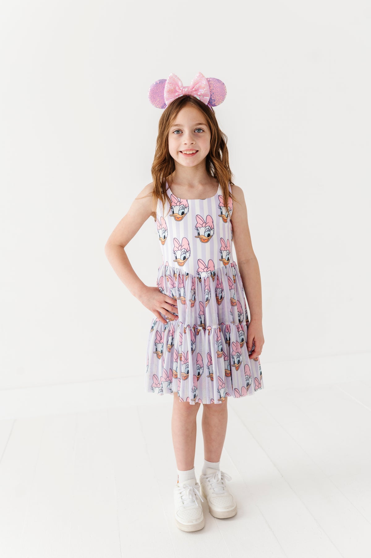 DAISY Stripe (KIDS) | Mesh DRESS
