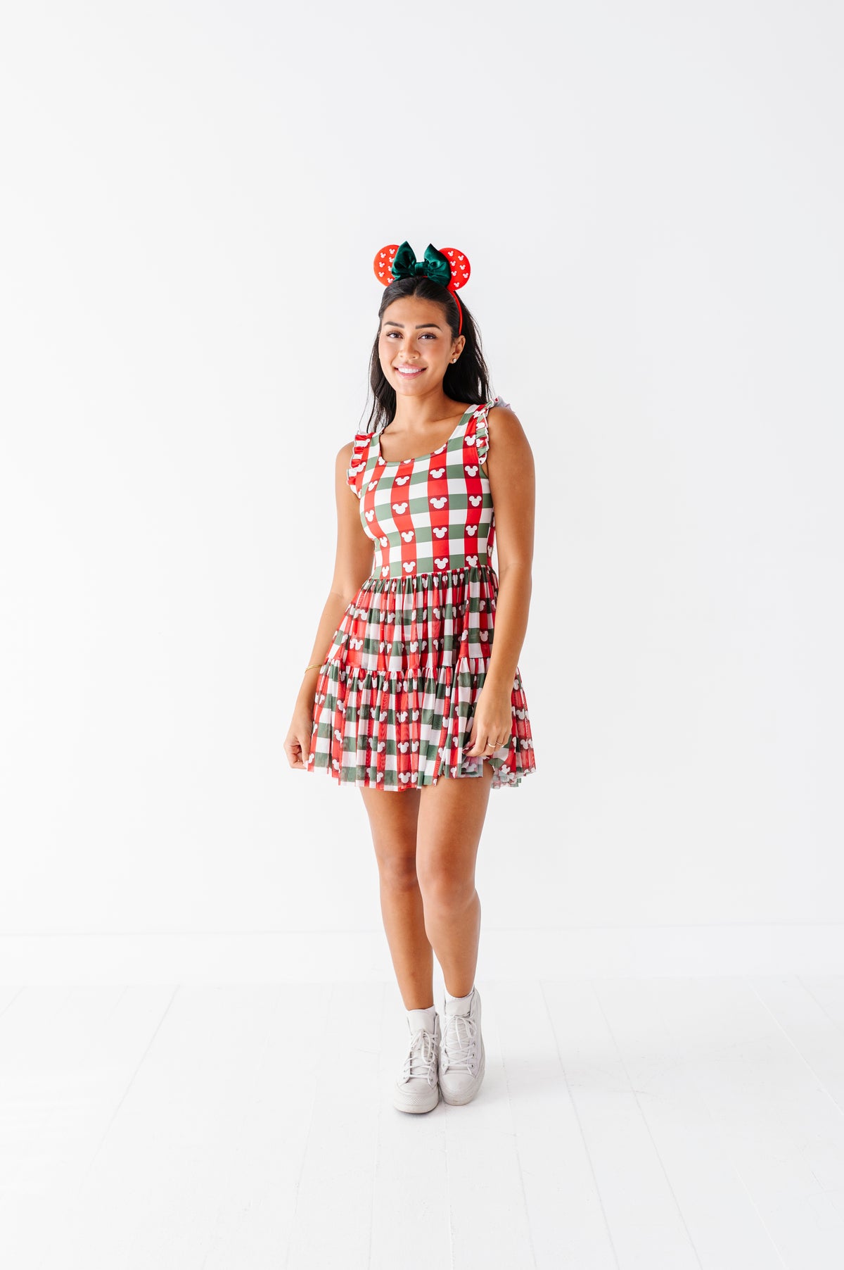 Park Plaid | ADULT Mesh Dress