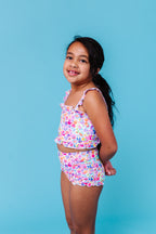 Sugarwave Leopard | BANDEAU RUFFLE 2-PIECE