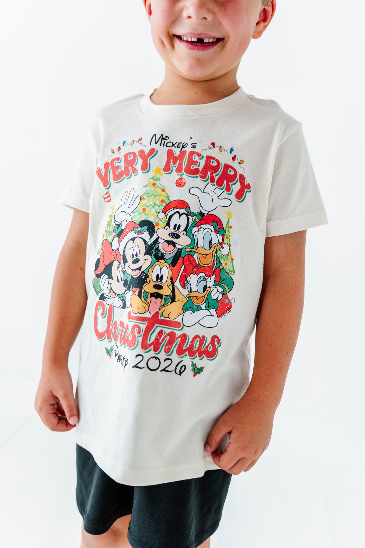 Very Merry Christmas Party | KIDS CREAM TEE